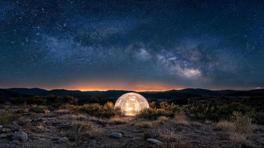Alojamientos burbuja baratos cerca de Madrid: Guía 2026 para reservar tu noche bajo las estrellas